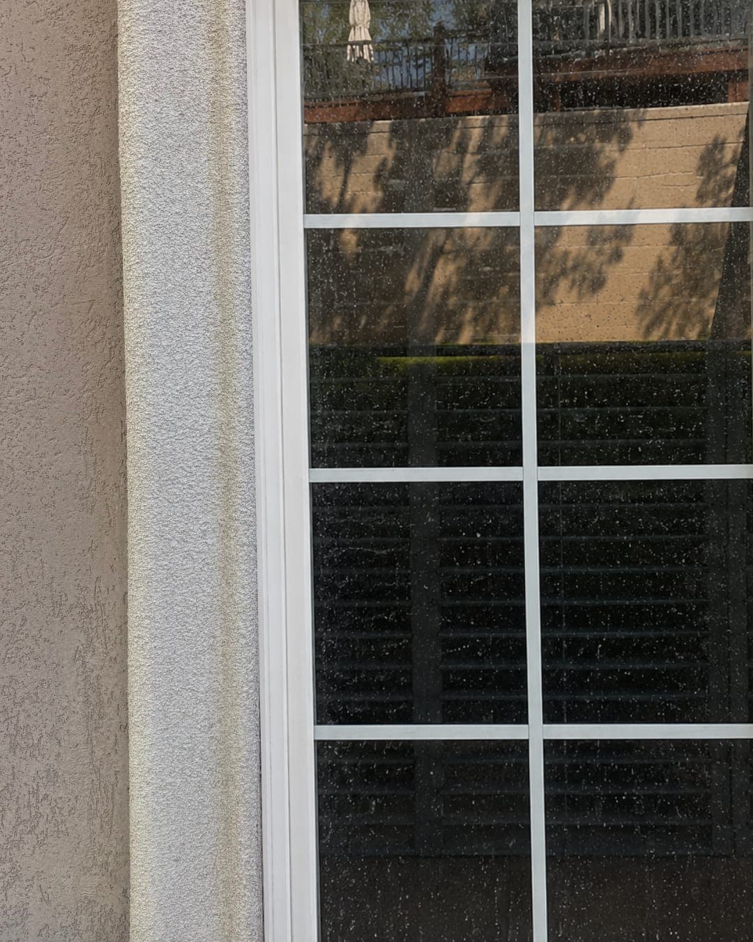 Before: Gridded panes detailed frame to frame